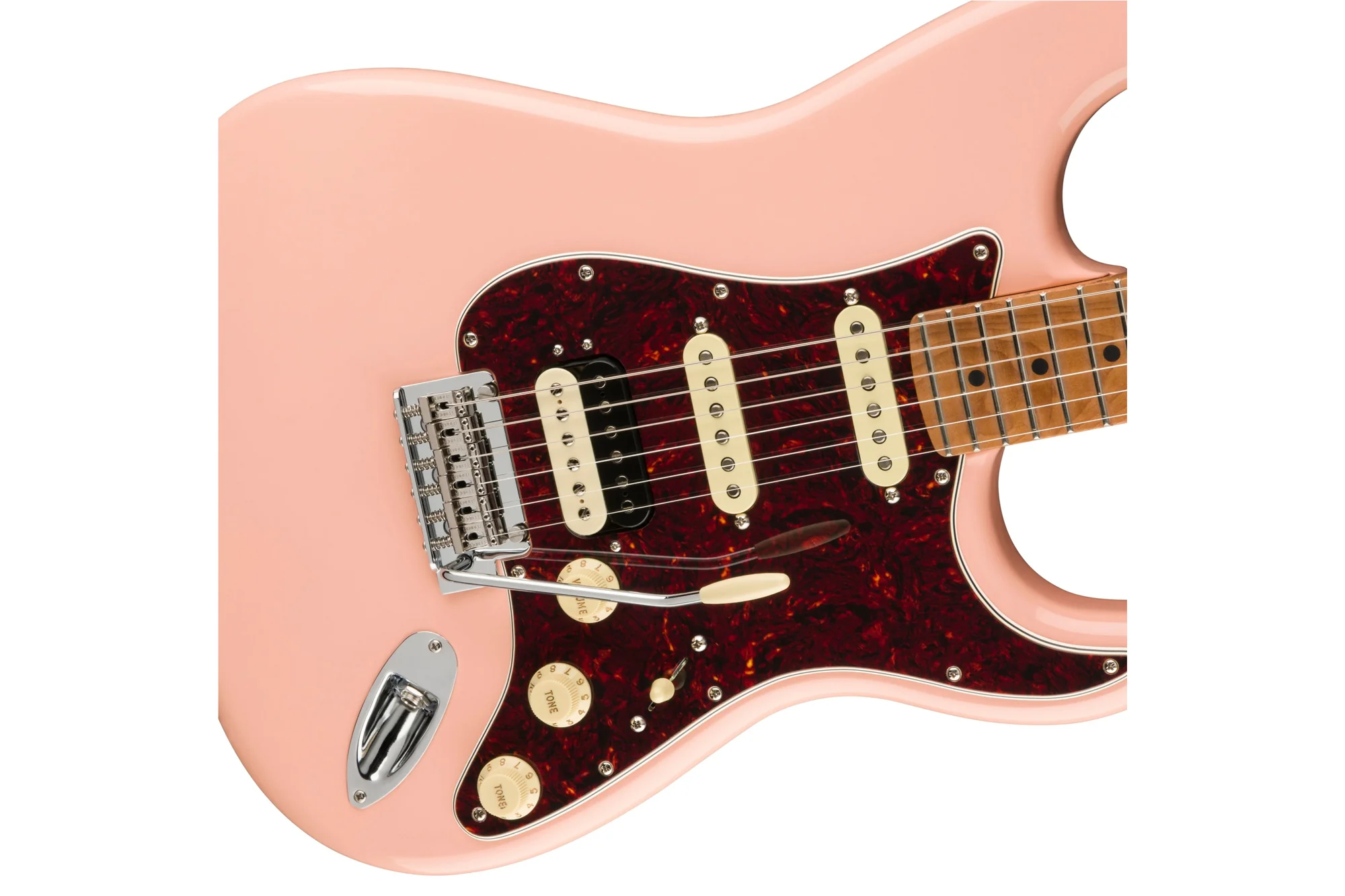 Fender Limited Edition Player Stratocaster HSS Shell Pink - Image 4