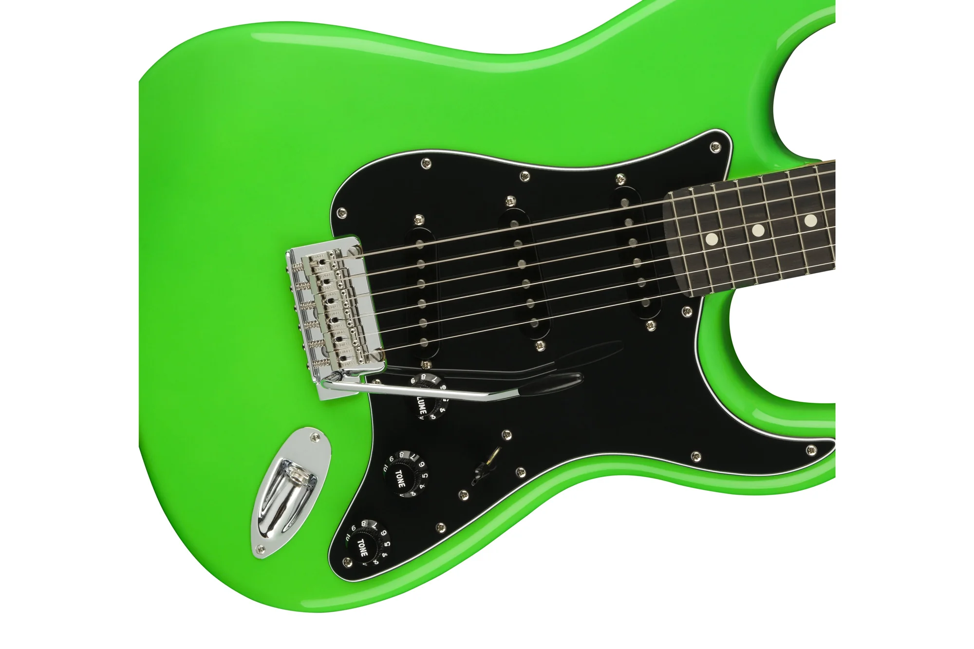 Fender Limited Edition Player Stratocaster Neon Green - Image 3