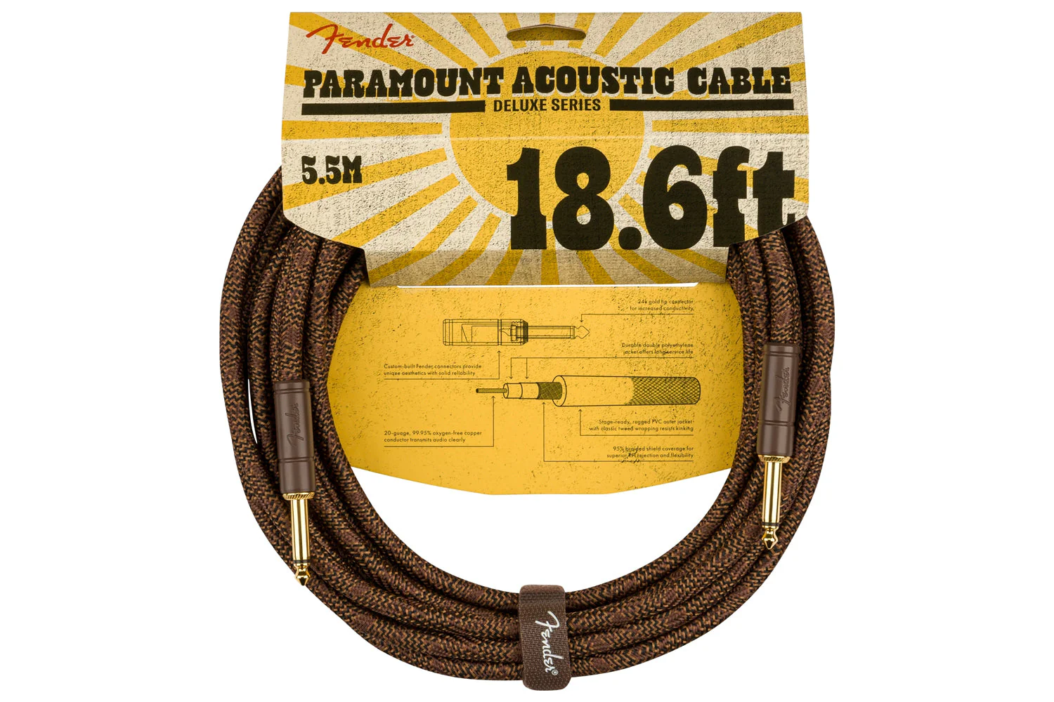 Fender Paramount Acoustic Instrument Cables - Image 9