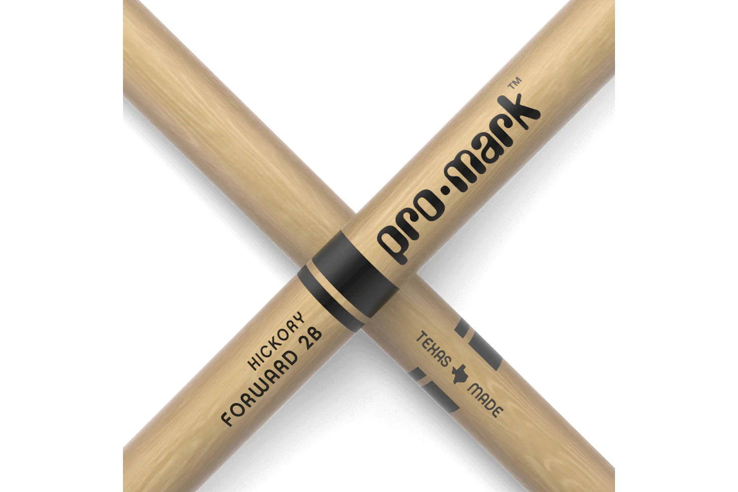 ProMark Classic Forward 2B Hickory Drumstick, Oval Wood Tip - Image 5
