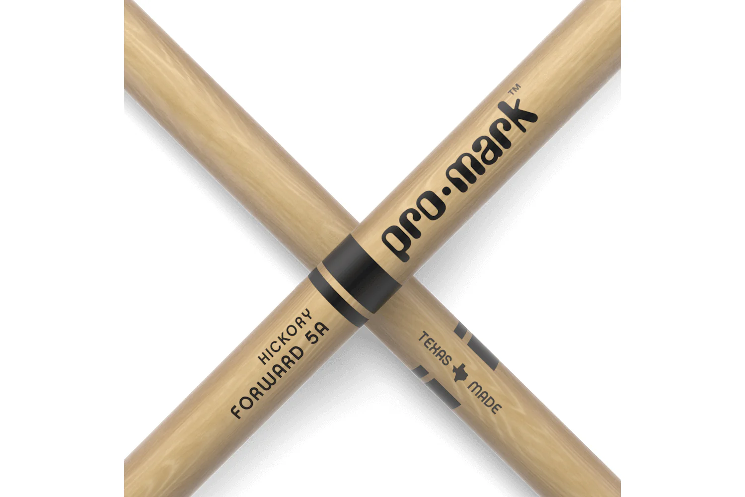 ProMark Classic Forward 5A Hickory Drumstick, Oval Nylon Tip - Image 5