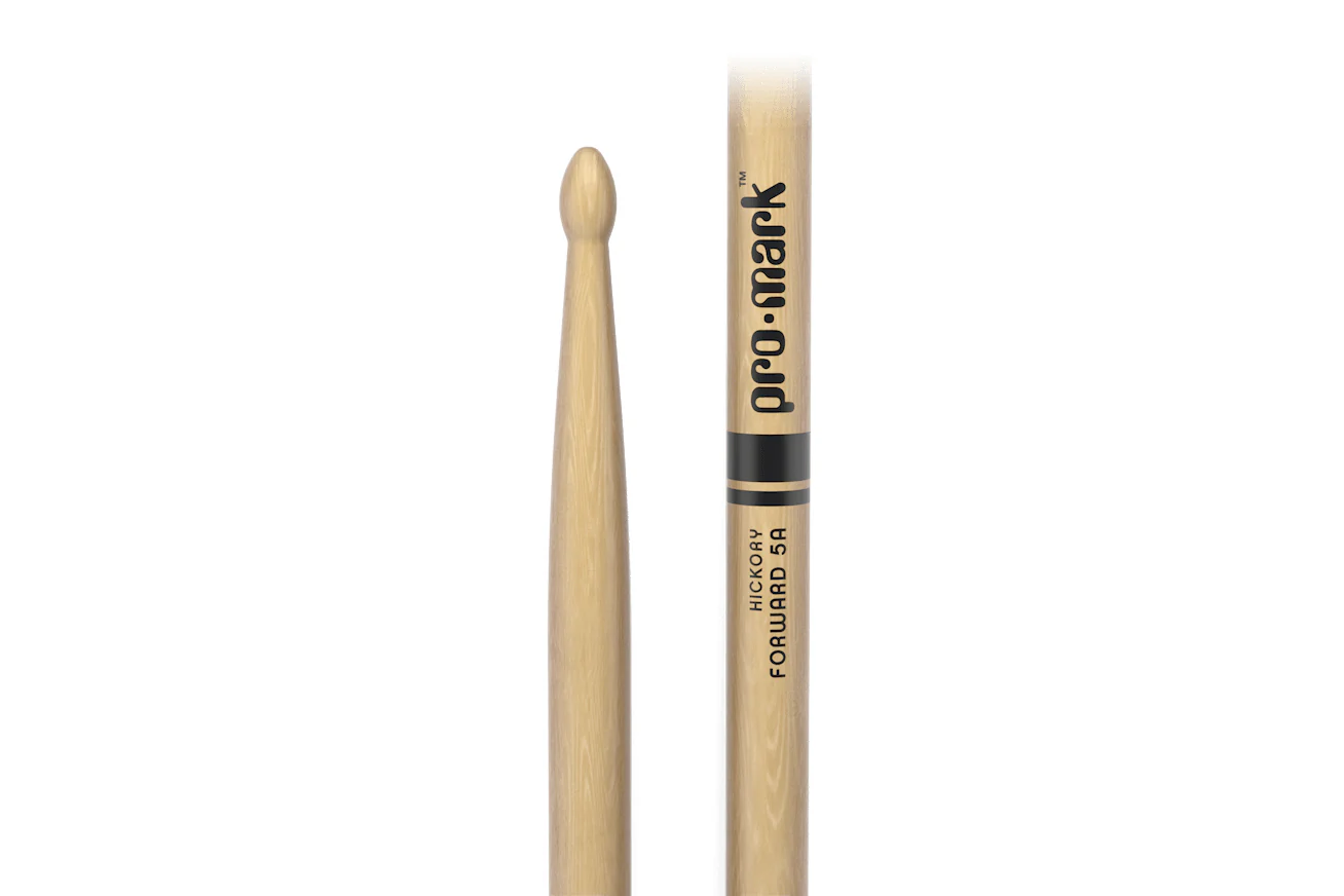 ProMark Classic Forward 5A Hickory Drumstick, Oval Wood Tip