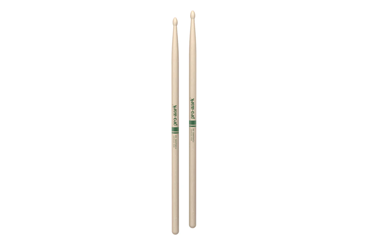ProMark Classic Forward 5A Raw Hickory Drumstick, Oval Wood Tip - Image 3