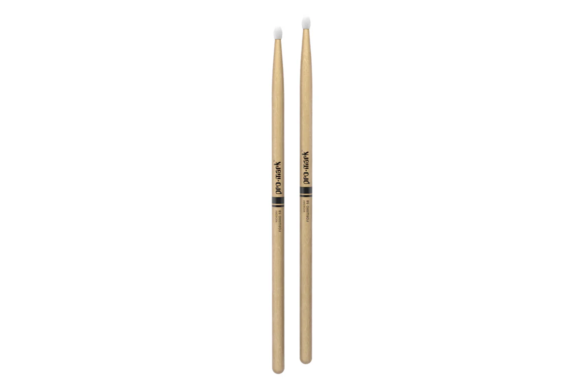 ProMark Classic Forward 5B Hickory Drumstick, Oval Nylon Tip - Image 3