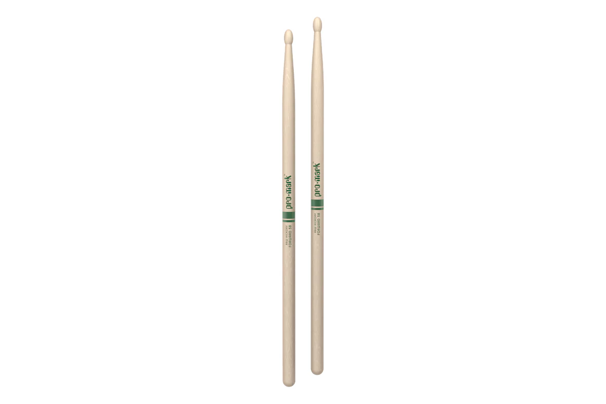 ProMark Classic Forward 5B Raw Hickory Drumstick, Oval Wood Tip - Image 3