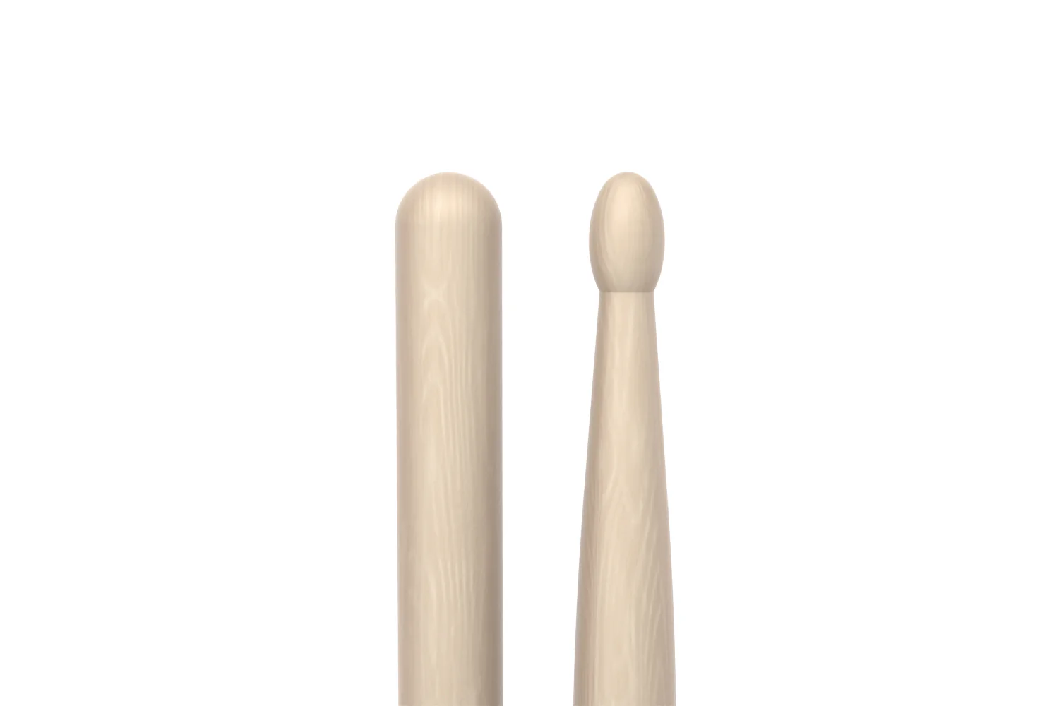 ProMark Classic Forward 5B Raw Hickory Drumstick, Oval Wood Tip - Image 4