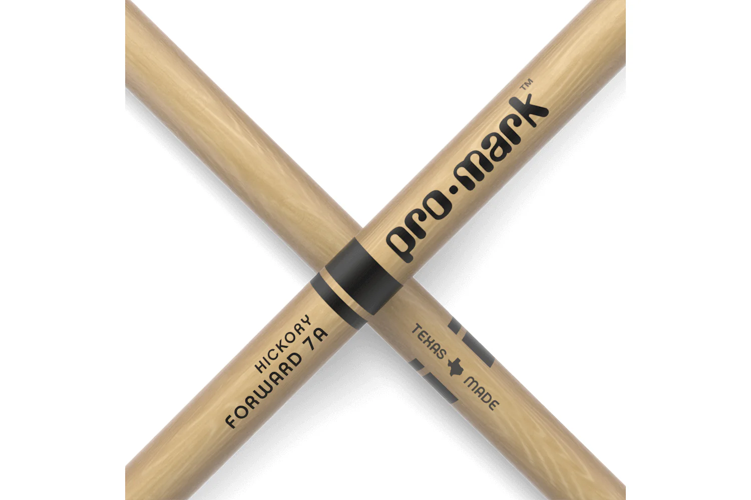 ProMark Classic Forward 7A Hickory Drumstick, Oval Wood Tip - Image 5