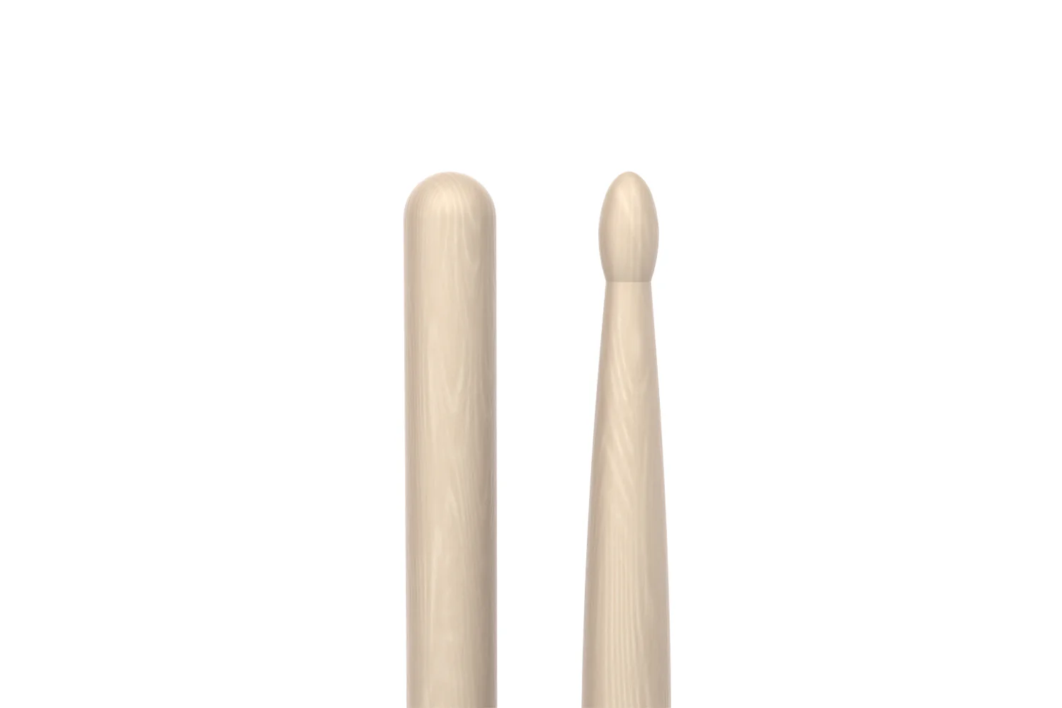 ProMark Classic Forward 7A Raw Hickory Drumstick, Oval Wood Tip - Image 4