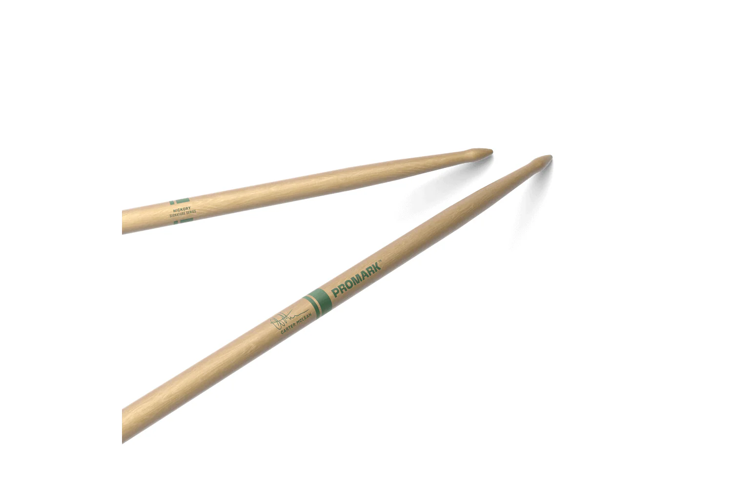 Promark Carter Mclean Hickory Drumstick, Wood Tip - Image 2