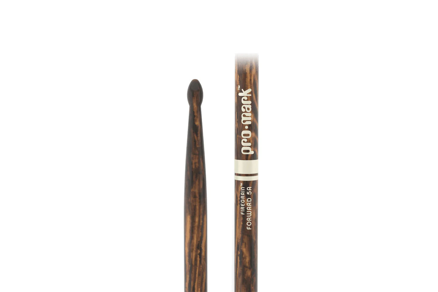 ProMark Classic Forward 5A FireGrain Hickory Drumstick, Oval Wood Tip