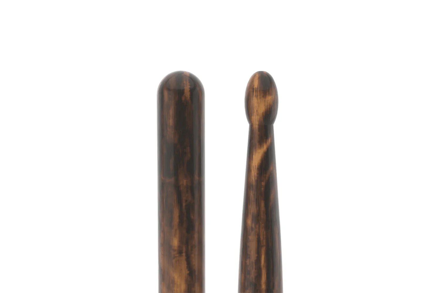 ProMark Classic Forward 5B FireGrain Hickory Drumstick, Oval Wood Tip - Image 4