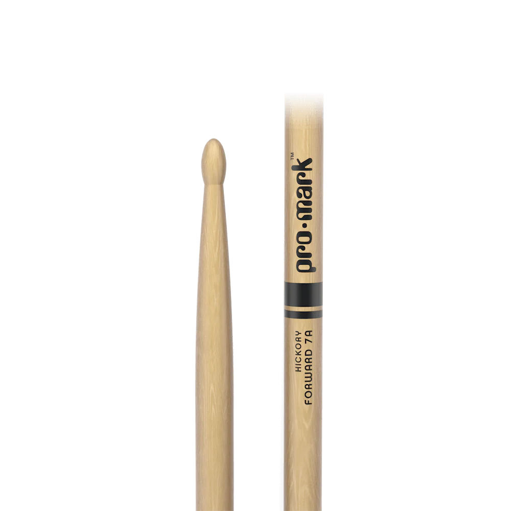 Promark Classic Forward 7A Hickory Drumstick, Oval Wood Tip (แพ็ค 4 คู่) - Image 6