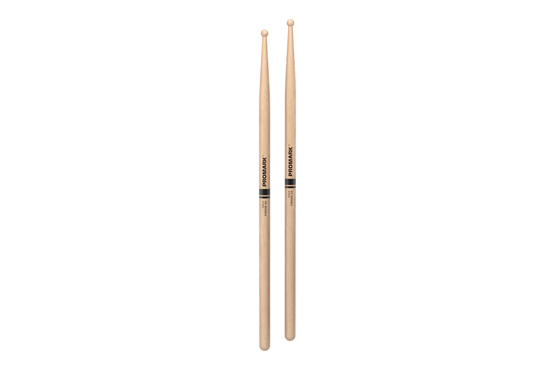 Promark Finesse 5A Maple Drumstick, Small Round Wood Tip - Image 4