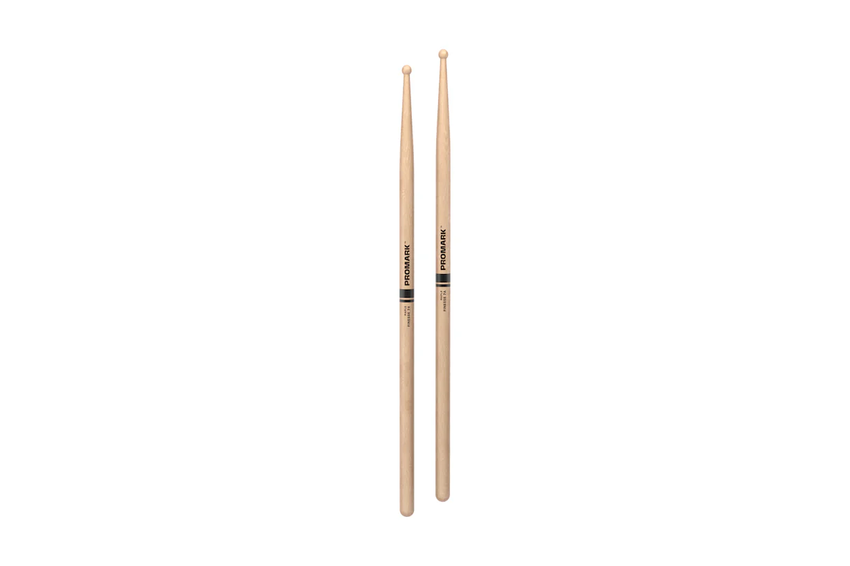 Promark Finesse 7A Maple Drumstick, Small Round Wood Tip - Image 3