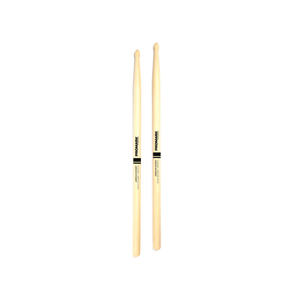 Promark Forward 5B .595" Hickory Tear Drop Wood Tip - Image 4