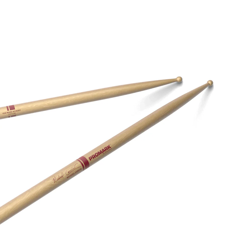 Promark Hickory 733 Michael Carvin Wood Tip - Image 4