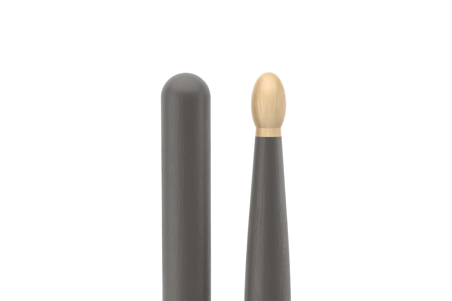 ProMark Classic Forward 5B Painted Grey Hickory Drumstick, Oval Wood Tip - Image 4