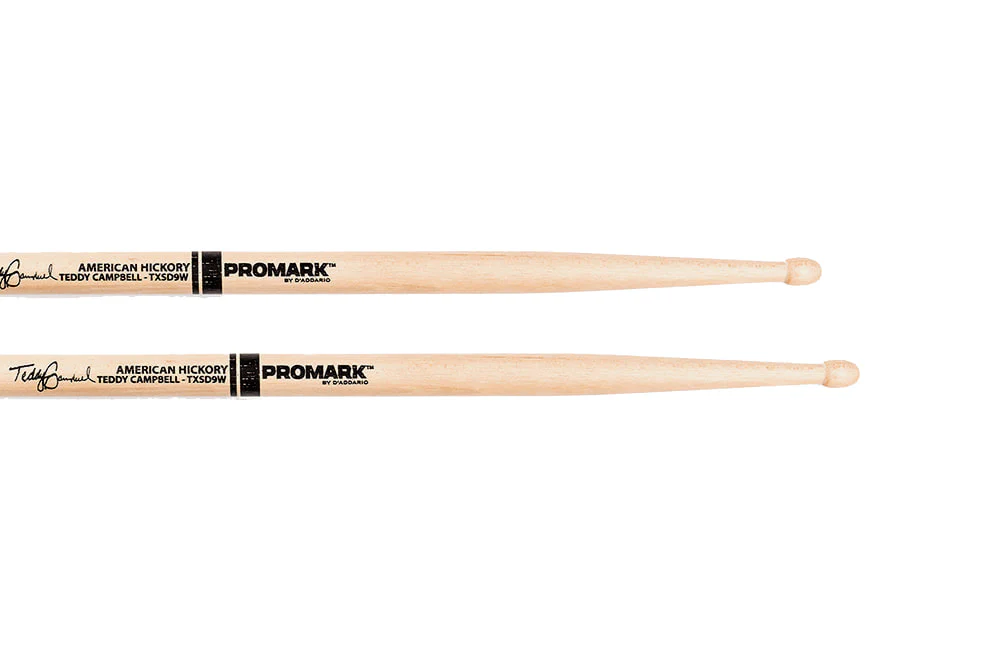 Promark Hickory SD9 Wood Tip Teddy Campbell