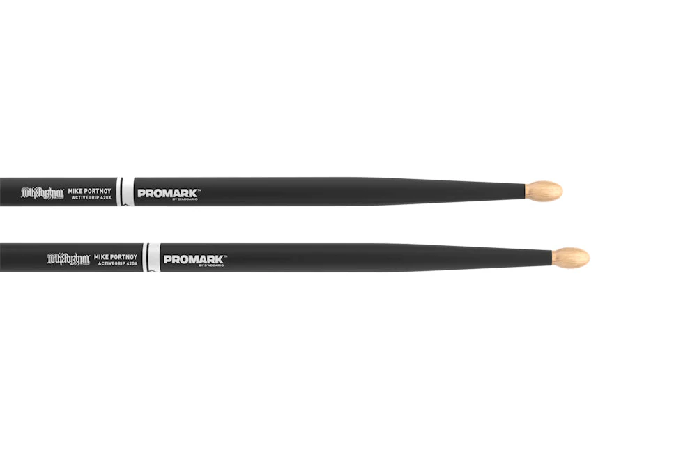 Promark Mike Portnoy ActiveGrip 420X Hickory Oval Wood Tip