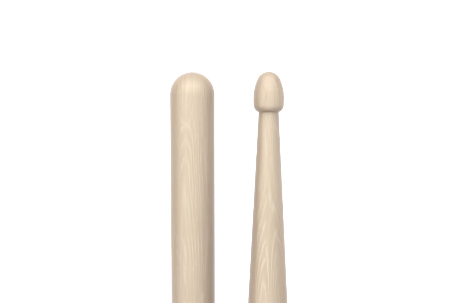 Promark Rebound 5A Raw Hickory drumstick, Acorn Wood Tip - Image 3