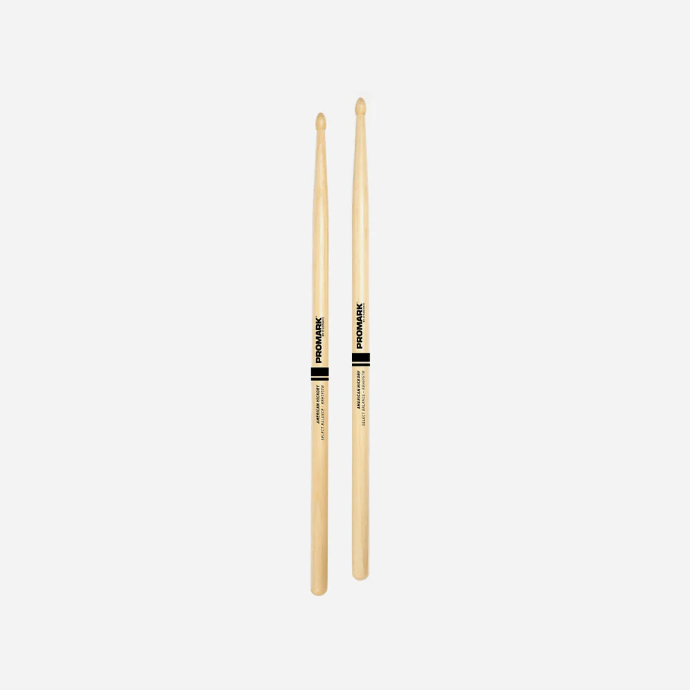 Promark Rebound 5B .595" Hickory Tear Drop Wood Tip - Image 4
