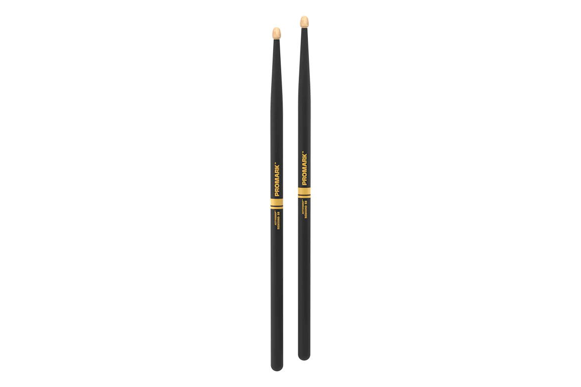ProMark Rebound 5B ActiveGrip Hickory Drumstick, Acorn Wood Tip - Image 3