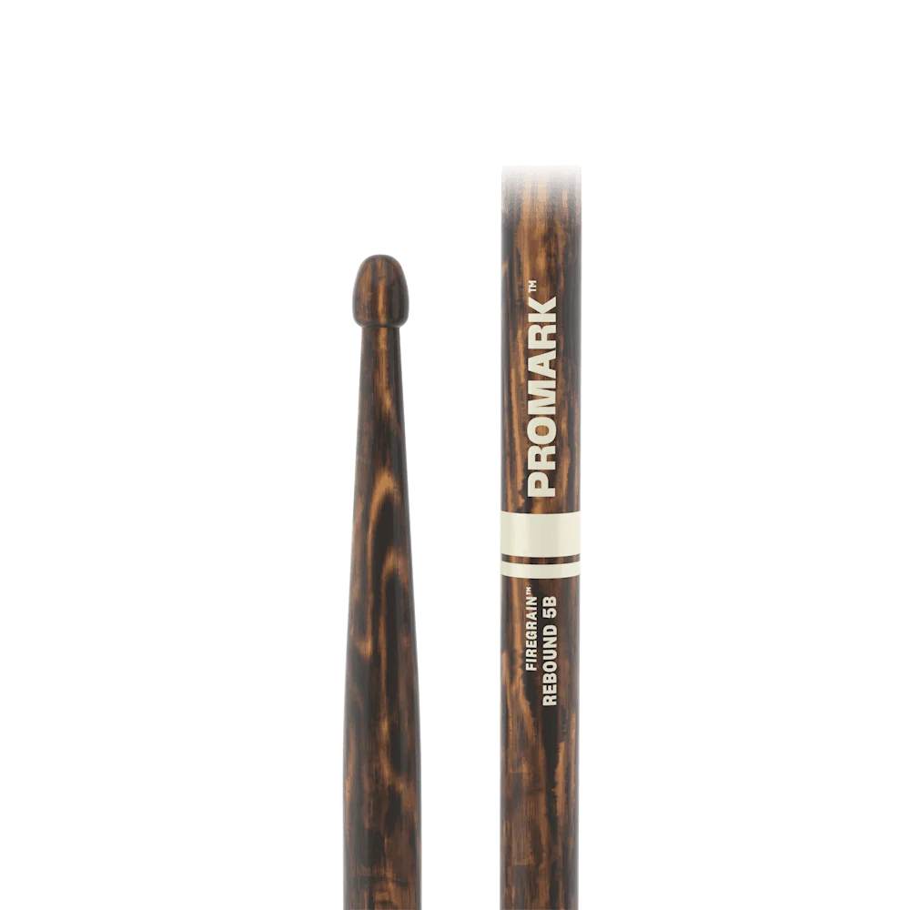 Promark Rebound 5B Hickory & FireGrain Drumstick, Acorn Wood Tip (แพ็ค 4 คู่) - Image 11