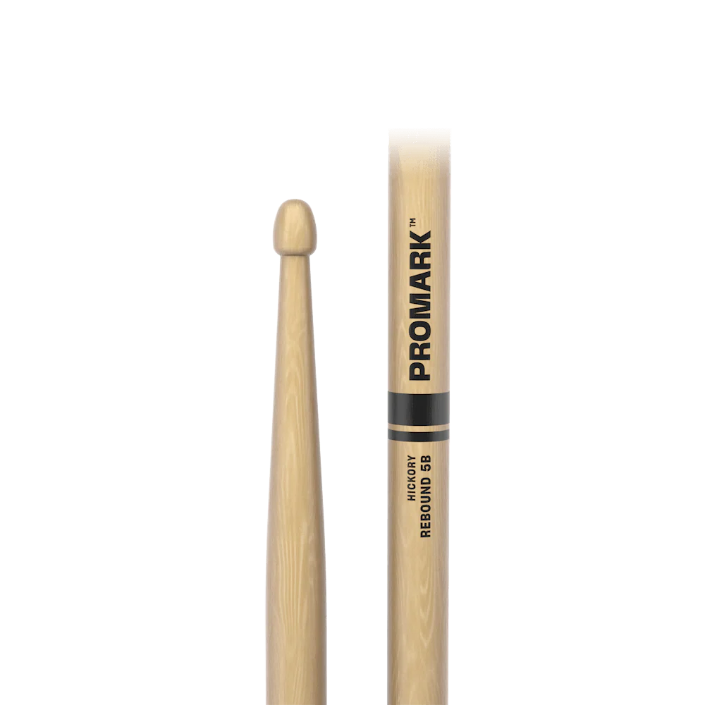 Promark Rebound 5B Hickory & FireGrain Drumstick, Acorn Wood Tip (แพ็ค 4 คู่) - Image 6