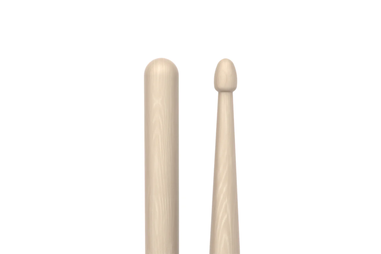 Promark Rebound 7A Raw Hickory drumstick, Acorn Wood Tip - Image 3