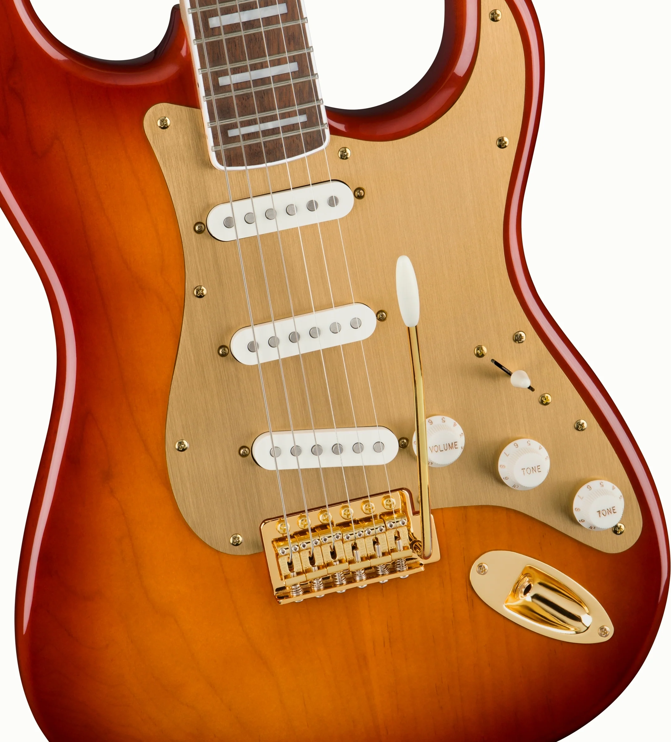 Squier 40th Anniversary Stratocaster, Gold Edition - Image 4
