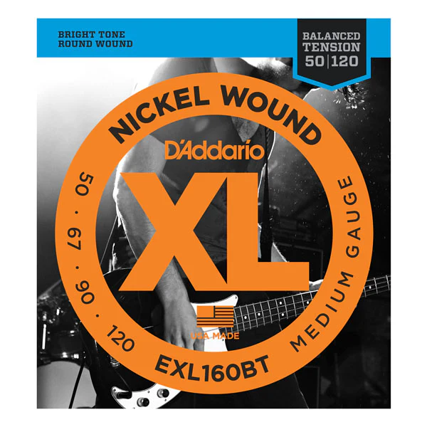 Daddario EXL160BT Nickel Wound, Balanced Tension Medium, 50-120 - Image 4