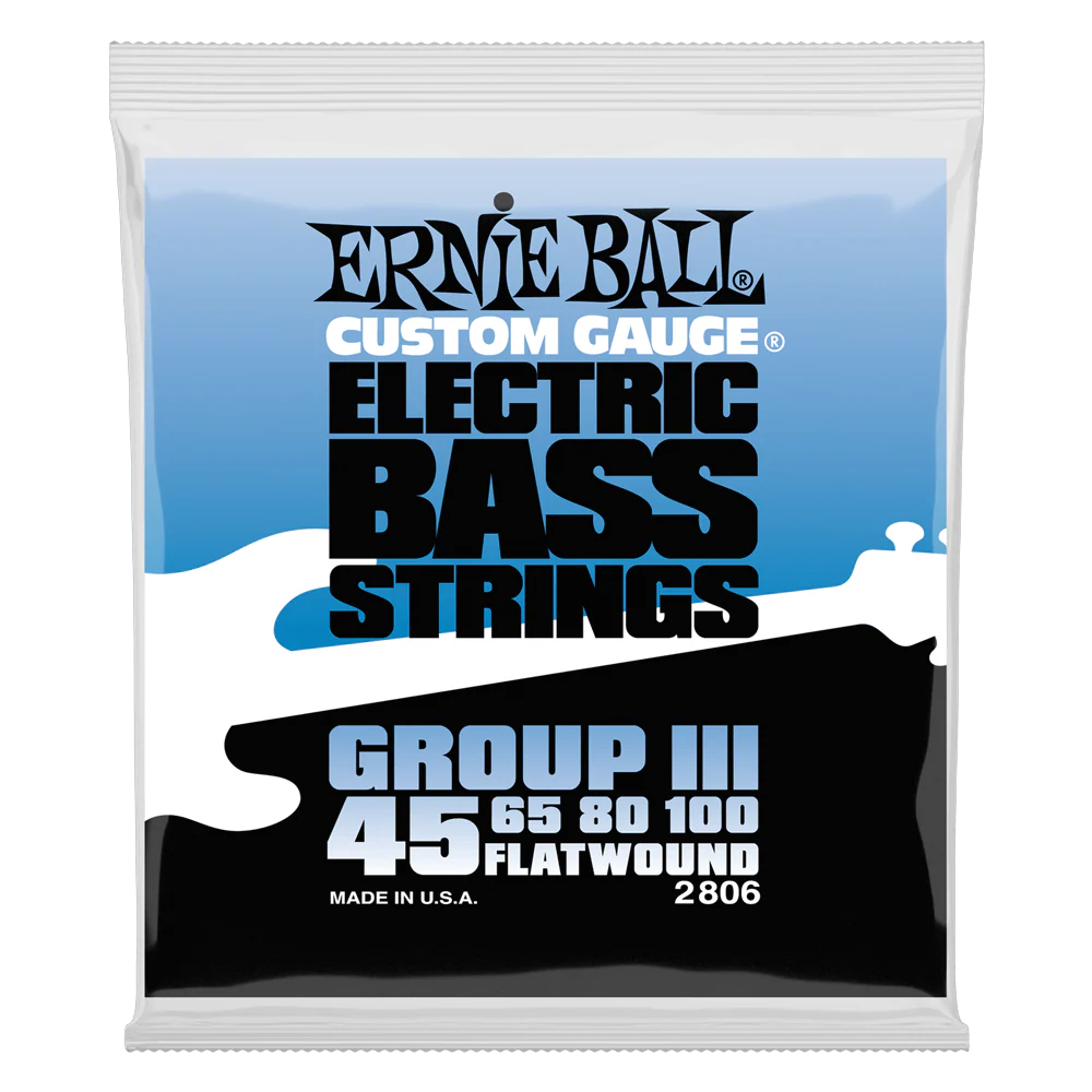 Ernie Ball Flatwound Group III Electric Bass Strings 45-100 - Image 2