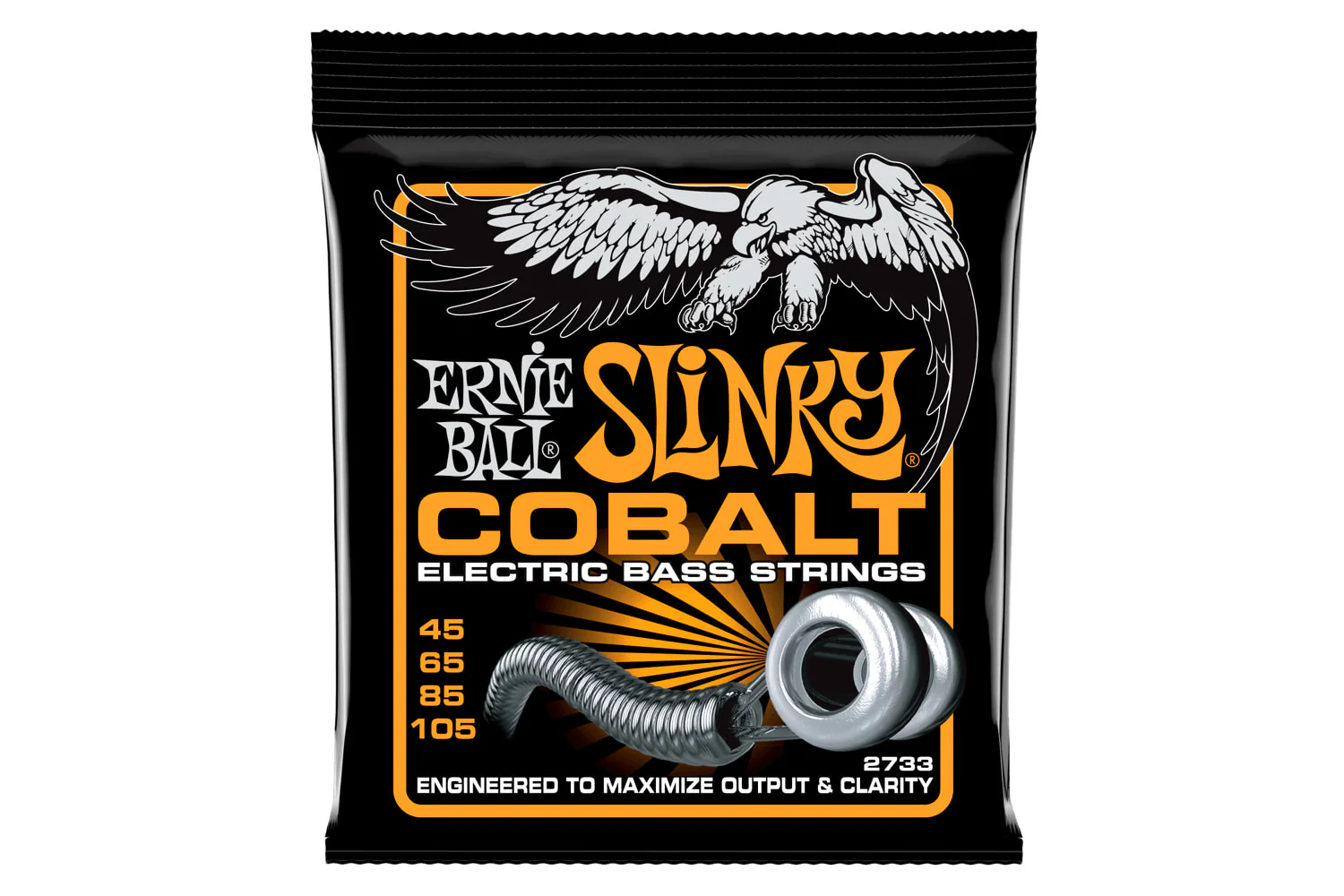 Ernie Ball Hybrid Slinky Cobalt Electric Bass Strings 45-105