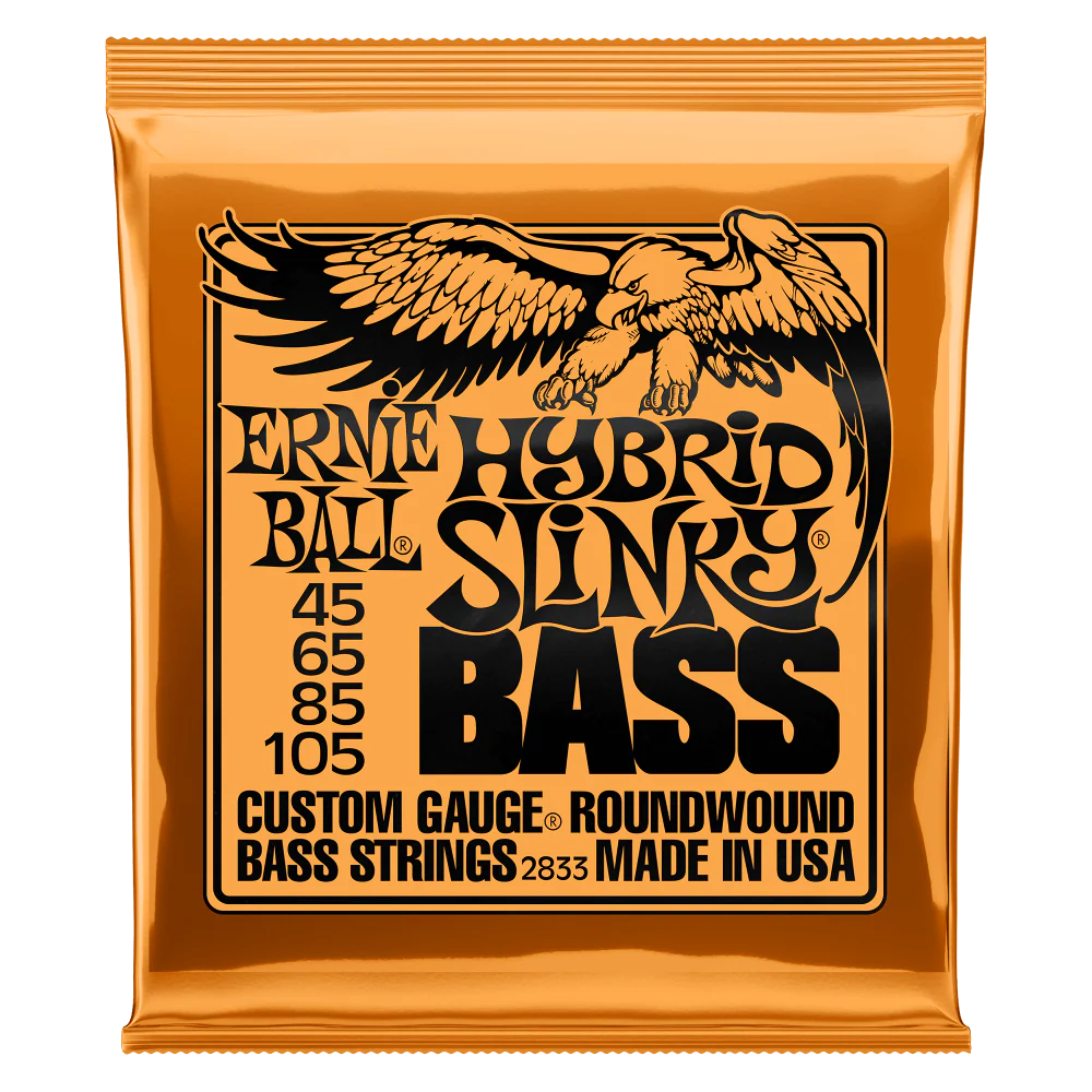 Ernie Ball Hybrid Slinky Nickel Wound Electric Bass Strings 45-105 - Image 3