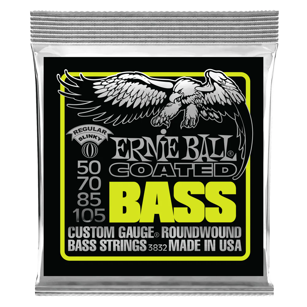 Ernie Ball Regular Slinky Coated Electric Bass Strings 50-105 - Image 2