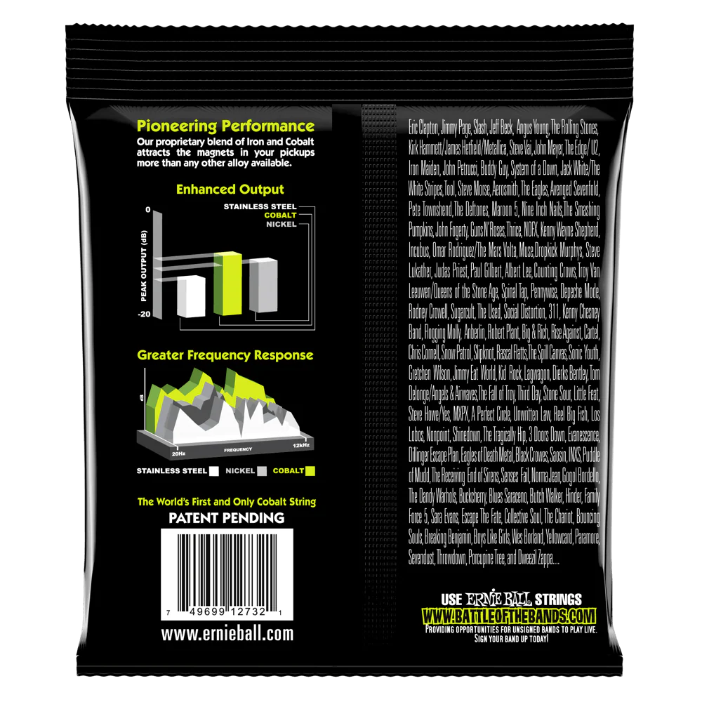 Ernie Ball Regular Slinky Cobalt Electric Bass Strings 50-105 - Image 3