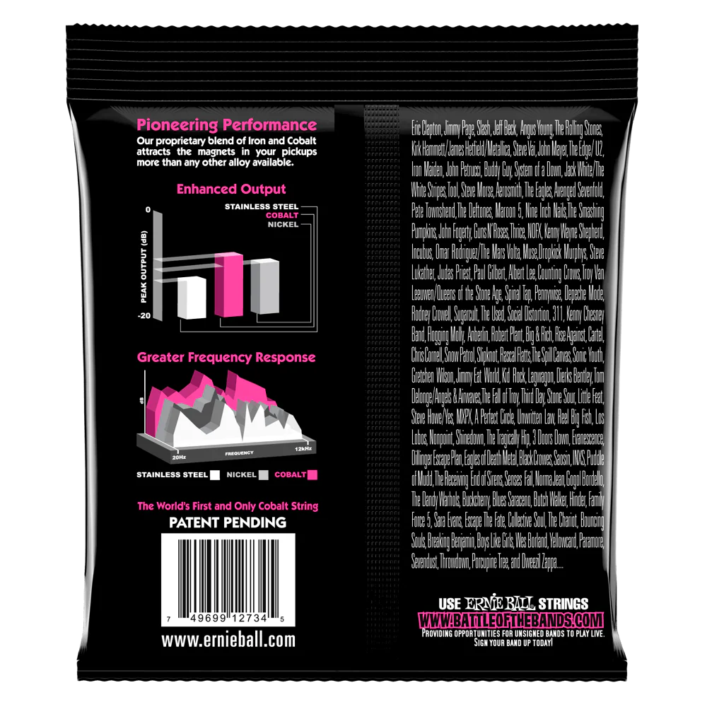 Ernie Ball Super Slinky Cobalt Electric Bass Strings 45-100 - Image 2