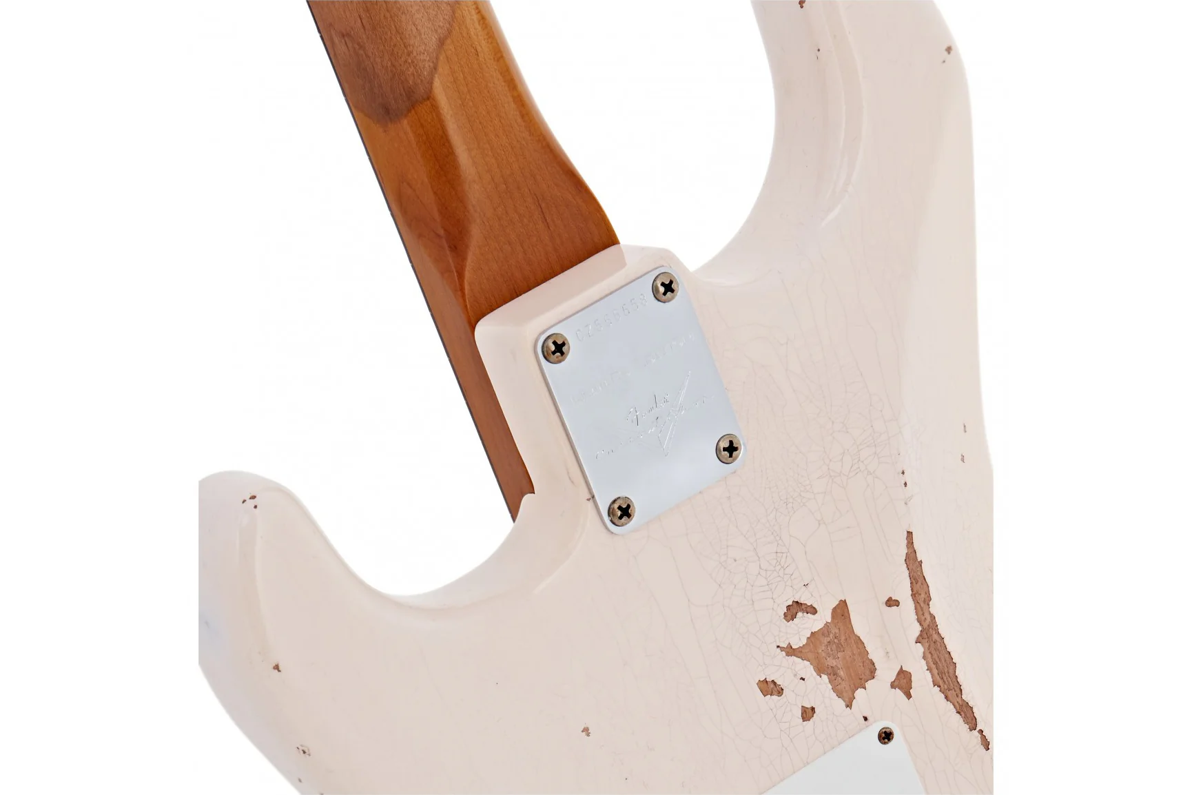 Fender Custom Shop 63 Stratocaster Relic, Super Faded Aged Shell Pink - Image 3