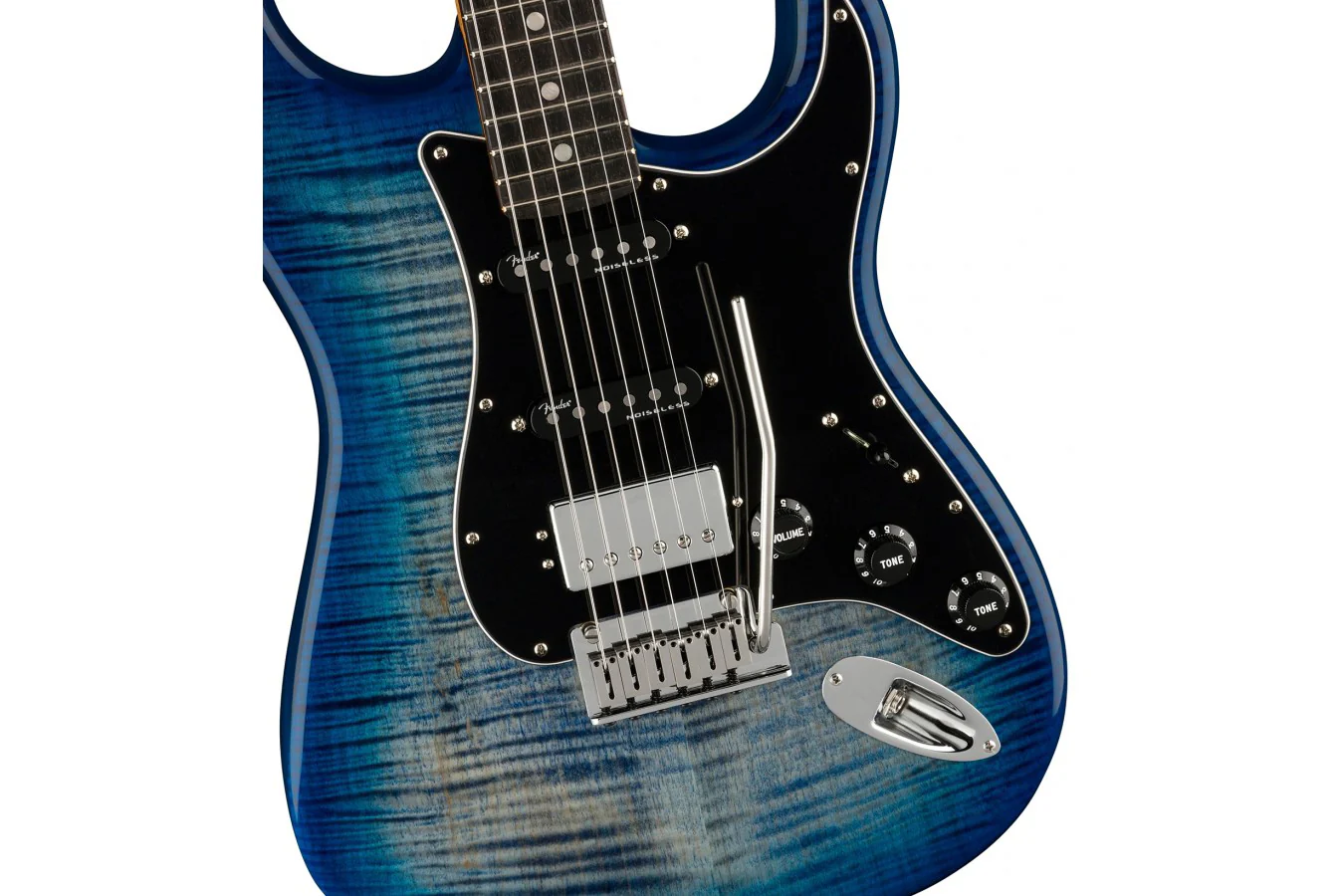 Fender Limited Edition American Ultra Stratocaster HSS Denim Burst - Image 3