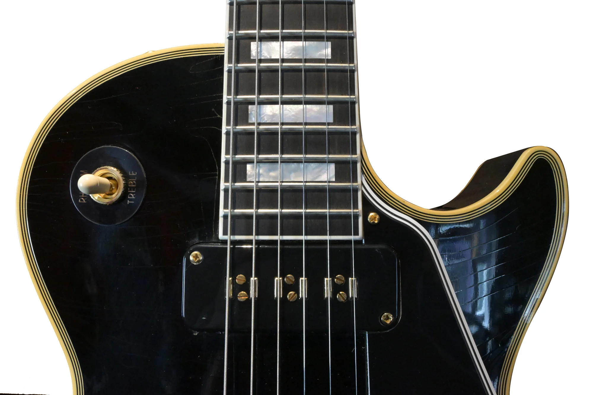 Gibson Murphy Lab 1954 Les Paul Custom Ebony Ultra Light Aged - Image 4