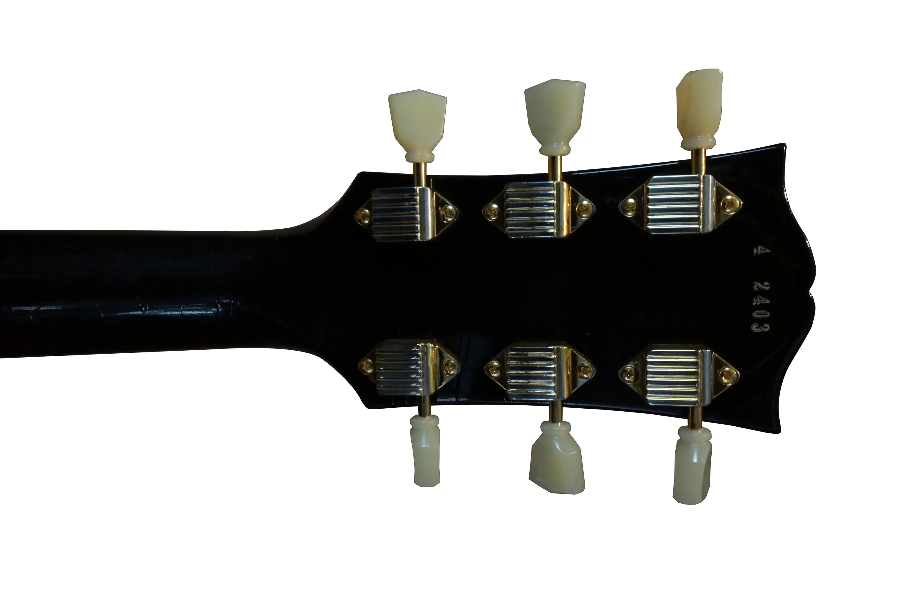 Gibson Murphy Lab 1954 Les Paul Custom Ebony Ultra Light Aged - Image 6