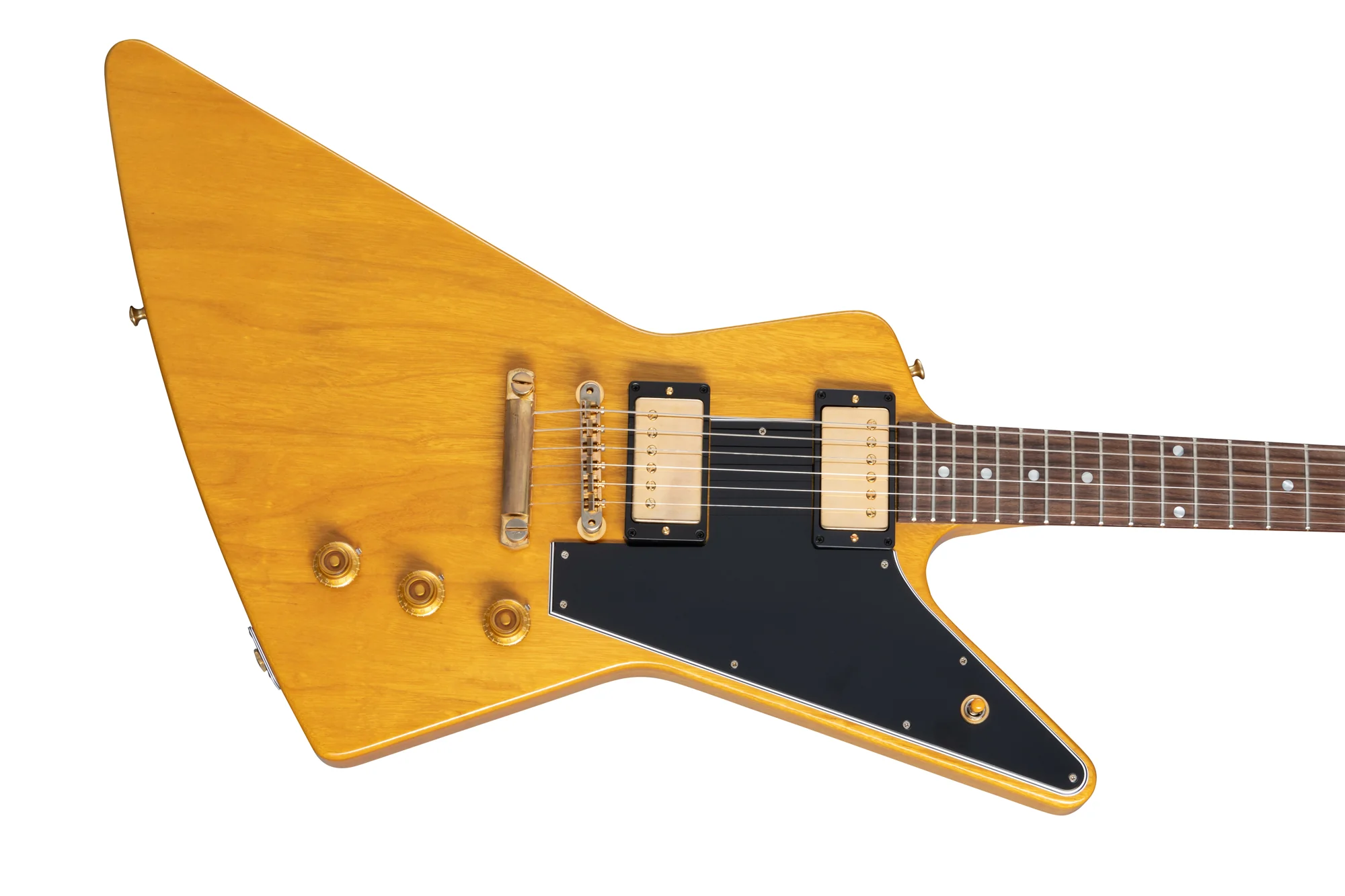 Gibson 1958 Korina Explorer Reissue (Black Pickguard) - Image 4