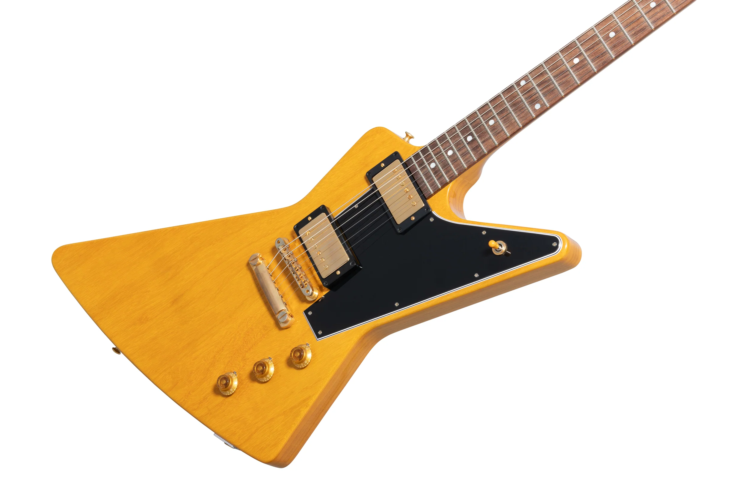 Gibson 1958 Korina Explorer Reissue (Black Pickguard) - Image 5
