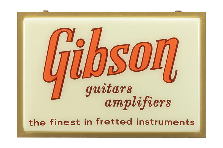 Gibson Vintage Lighted Sign - Guitars & Amplifiers - Image 2