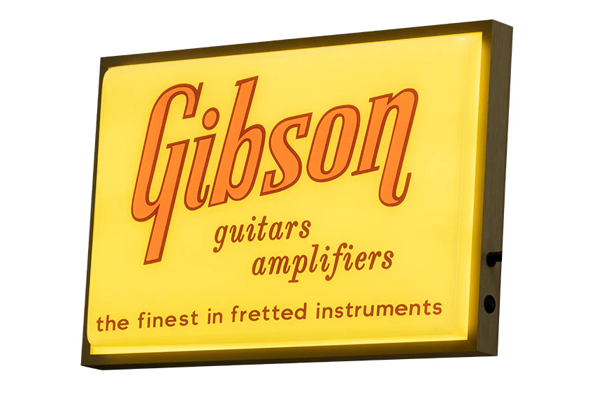 Gibson Vintage Lighted Sign - Guitars & Amplifiers - Image 3
