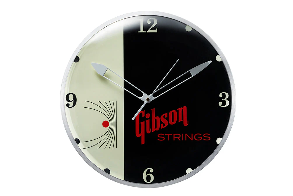 Gibson Vintage Lighted Wall Clock - Strings