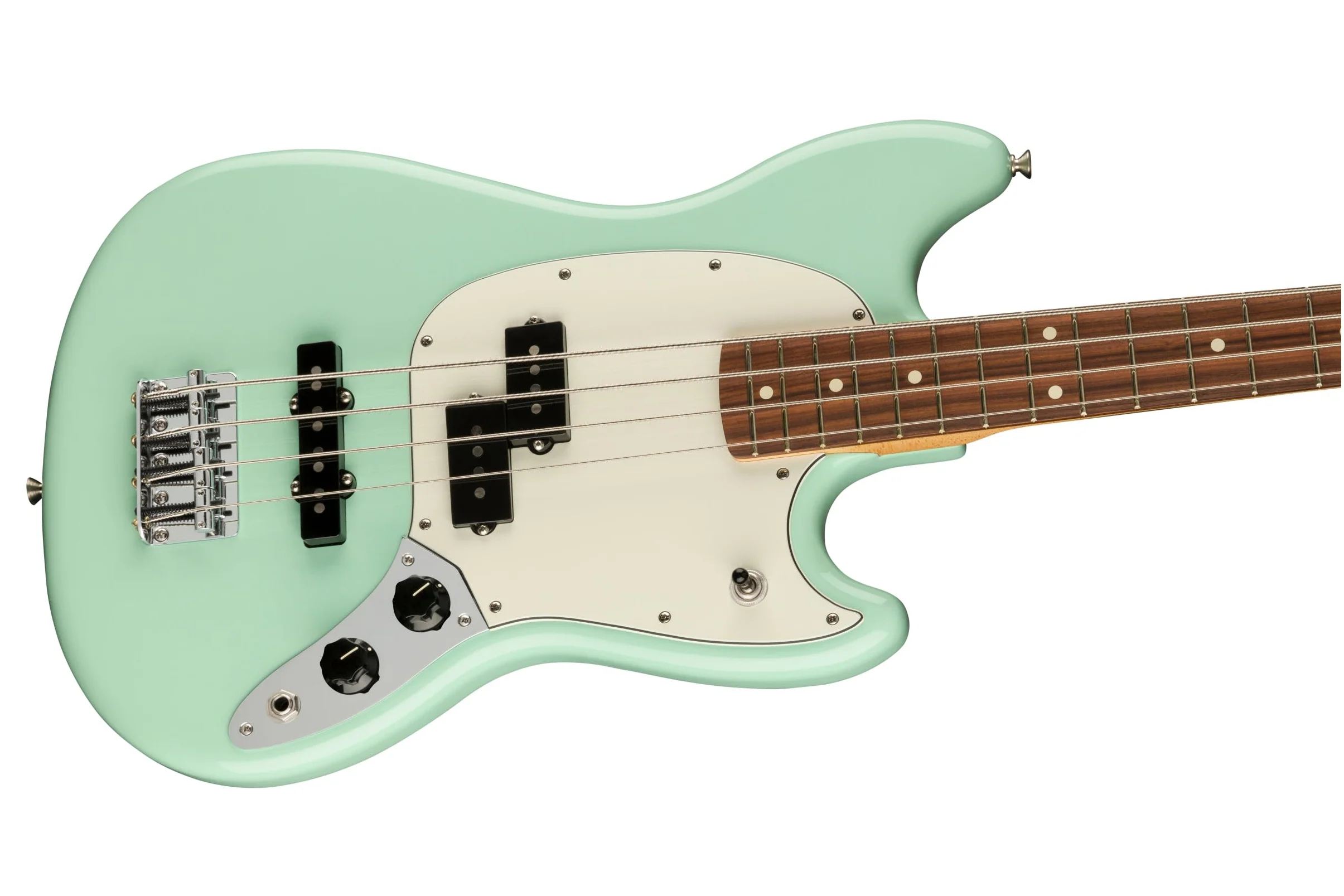 Fender Mustang PJ Short-Scale Bass Surf Green - Image 4