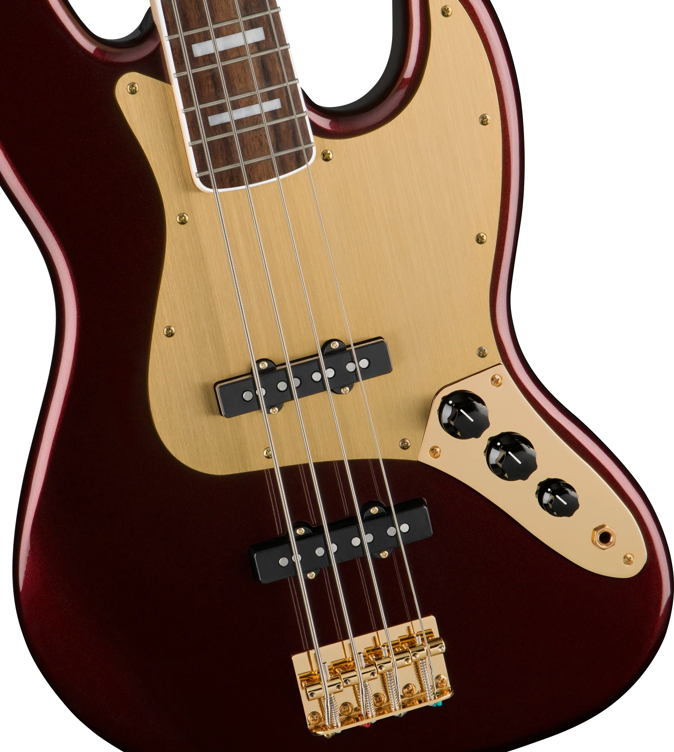 Squier 40th Anniversary Jazz Bass, Gold Edition - Image 10