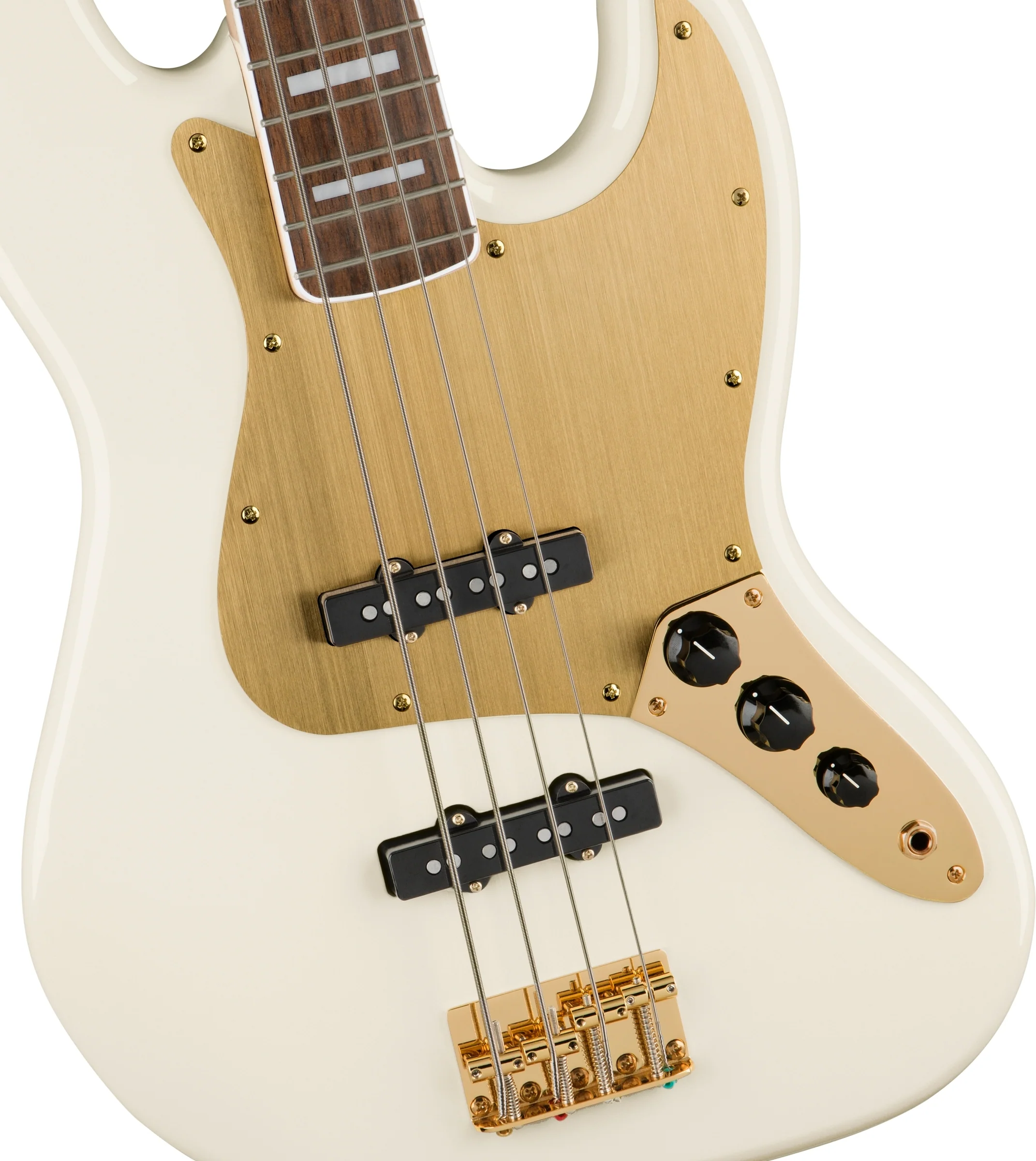 Squier 40th Anniversary Jazz Bass, Gold Edition - Image 4