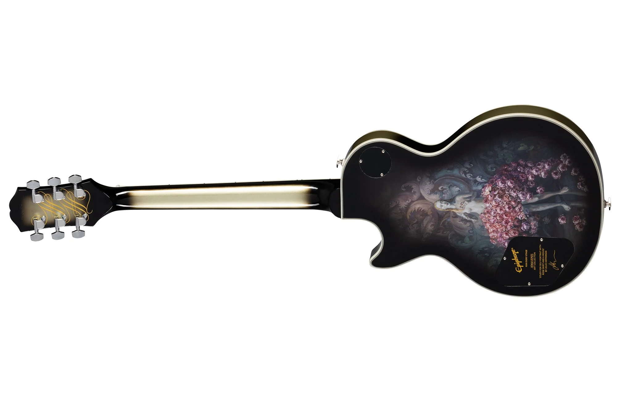 Epiphone Adam Jones Les Paul Custom Art Collection: Julie Heffernanâs âStudy For Self-Portrait with Rose Skirt and a Mouseâ - Image 3